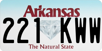 AR license plate 221KWW