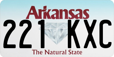 AR license plate 221KXC