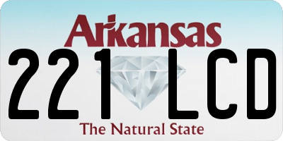 AR license plate 221LCD