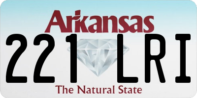 AR license plate 221LRI