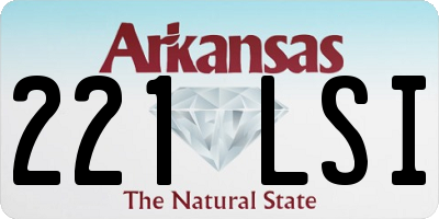 AR license plate 221LSI