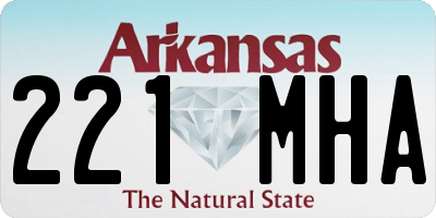 AR license plate 221MHA