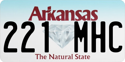 AR license plate 221MHC