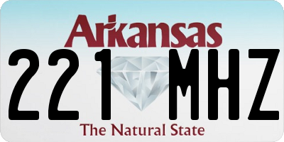 AR license plate 221MHZ