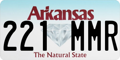 AR license plate 221MMR