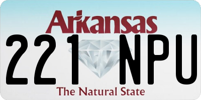 AR license plate 221NPU