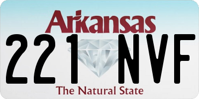 AR license plate 221NVF
