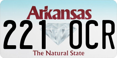 AR license plate 221OCR