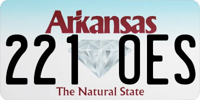 AR license plate 221OES