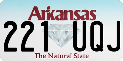 AR license plate 221UQJ