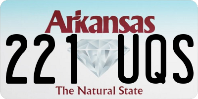 AR license plate 221UQS