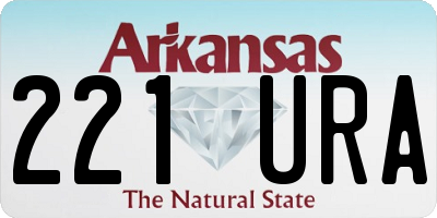 AR license plate 221URA