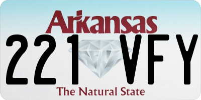 AR license plate 221VFY