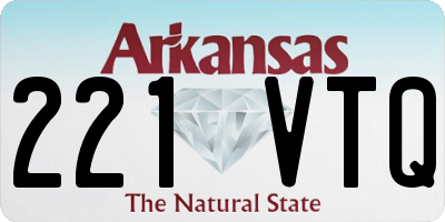 AR license plate 221VTQ