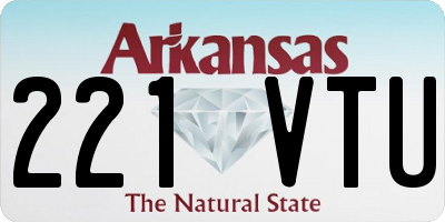 AR license plate 221VTU
