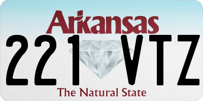 AR license plate 221VTZ