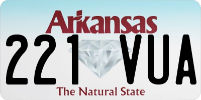AR license plate 221VUA