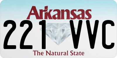 AR license plate 221VVC
