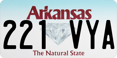AR license plate 221VYA