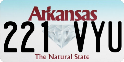 AR license plate 221VYU