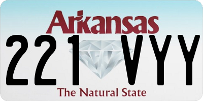 AR license plate 221VYY