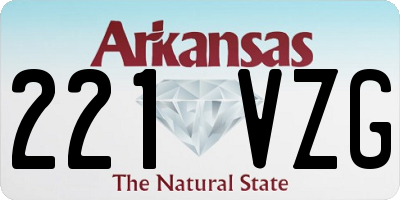 AR license plate 221VZG