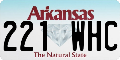 AR license plate 221WHC