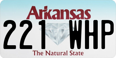 AR license plate 221WHP