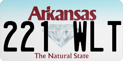 AR license plate 221WLT