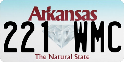 AR license plate 221WMC