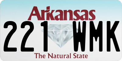 AR license plate 221WMK