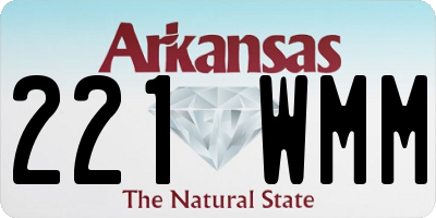 AR license plate 221WMM