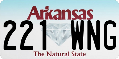 AR license plate 221WNG