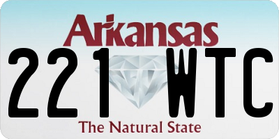 AR license plate 221WTC