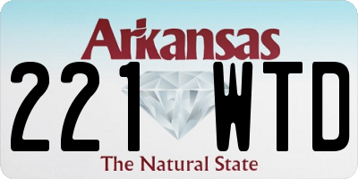 AR license plate 221WTD