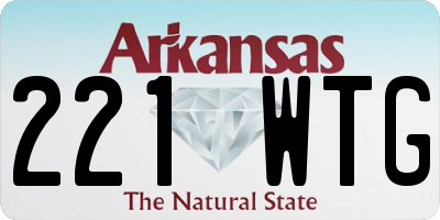 AR license plate 221WTG