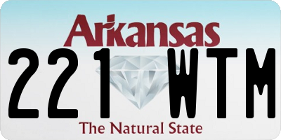 AR license plate 221WTM