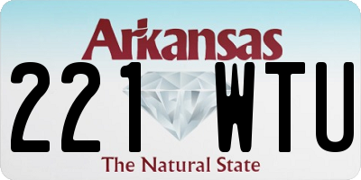 AR license plate 221WTU