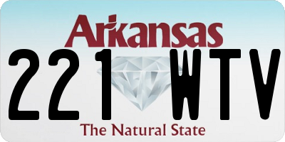 AR license plate 221WTV