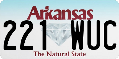 AR license plate 221WUC