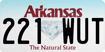 AR license plate 221WUT