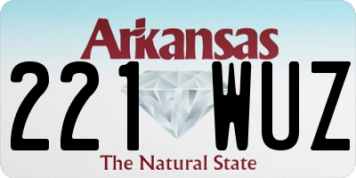 AR license plate 221WUZ