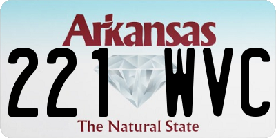 AR license plate 221WVC