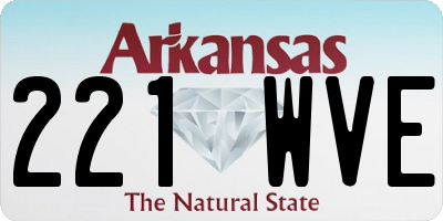 AR license plate 221WVE