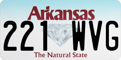 AR license plate 221WVG