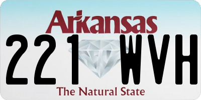 AR license plate 221WVH