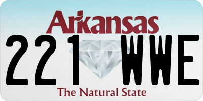 AR license plate 221WWE