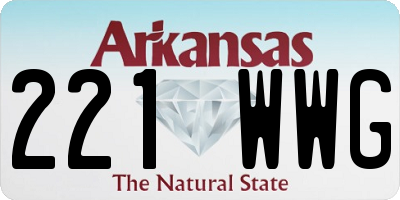 AR license plate 221WWG