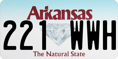 AR license plate 221WWH