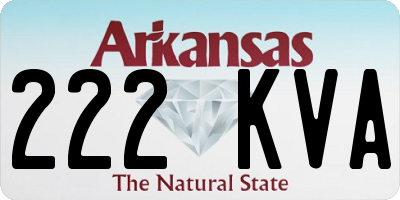 AR license plate 222KVA